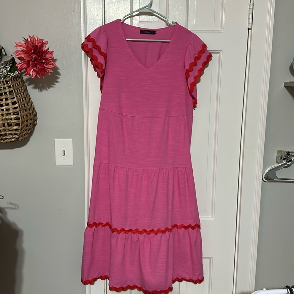 ZESICA midi spring dress